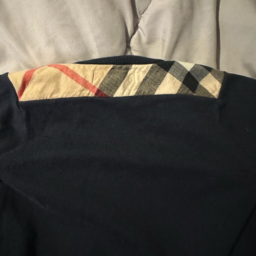 Baby Burberry zip cardigan